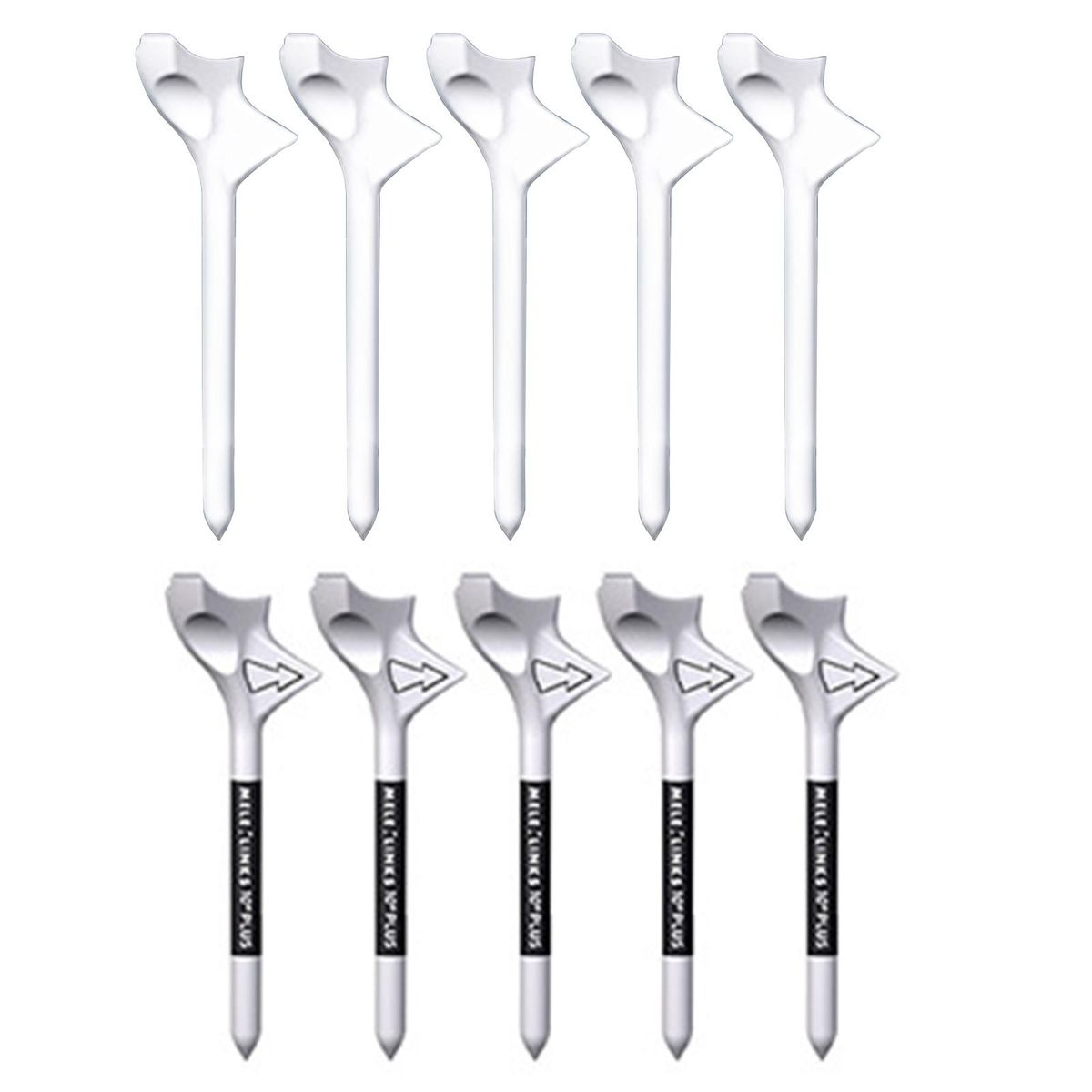 Lightweight Golf Tees 10pcs Unbreakable Golf Tees High Stability Low