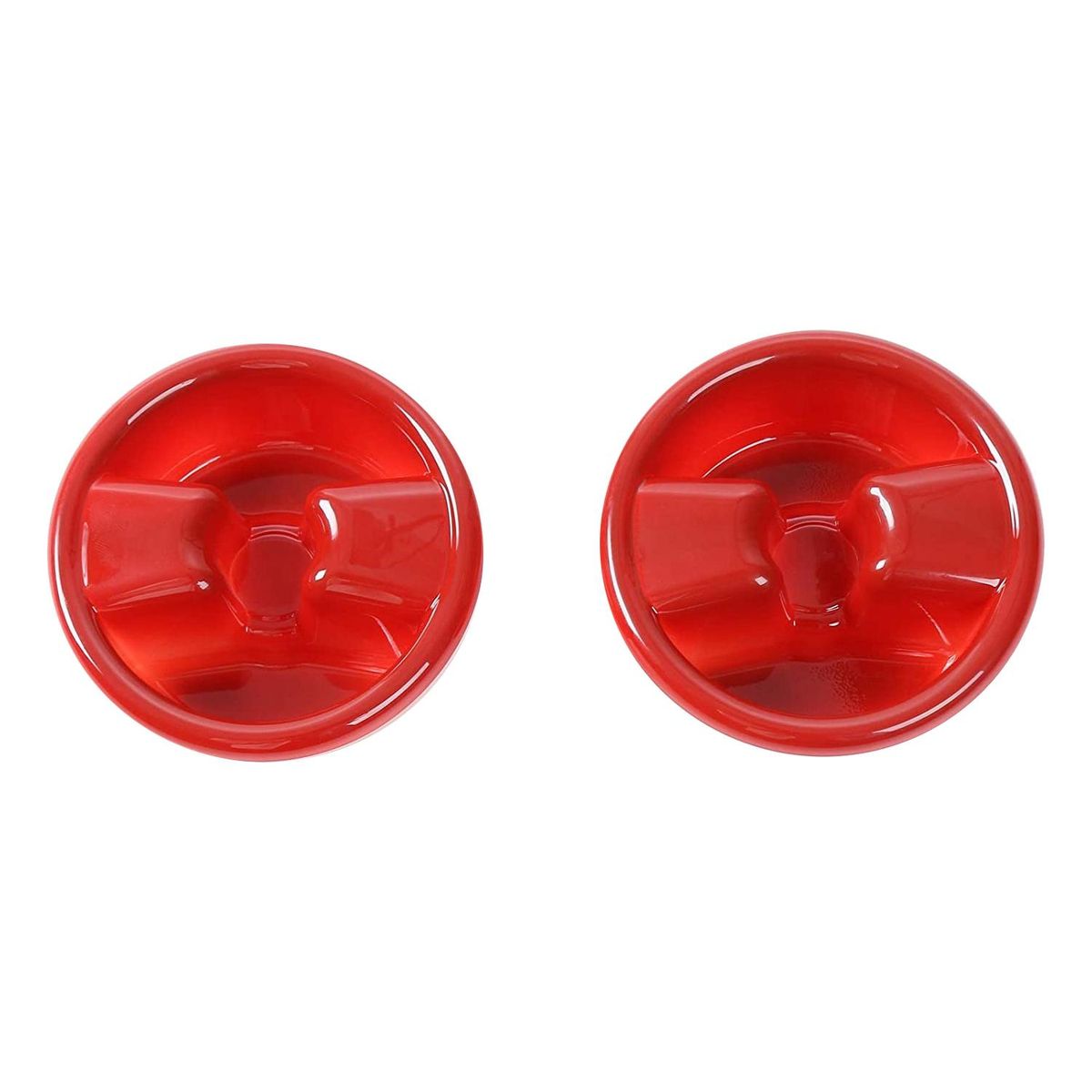 Knob Screw Cover Trim for 2007-2018 Jeep Wrangler JK J