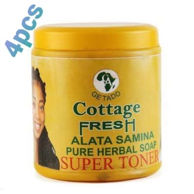 Cottage Fresh Alata Samina Black Soap 4pcs