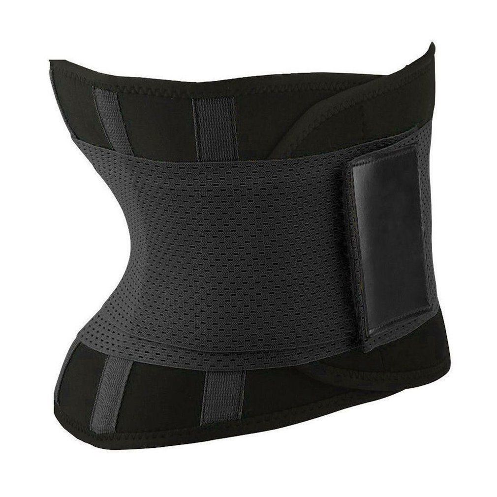 Postpartum Recovery Fitness Slimming Belt Power Body Shapers Waist Trainer Trimmer Sport Gym Hot Suana Sweating Wrap Black