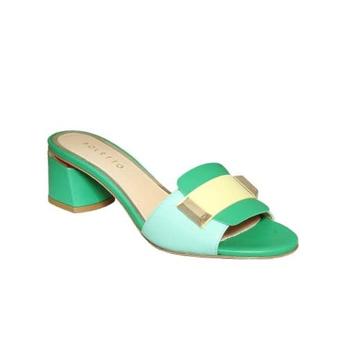 Multi Green Slippers