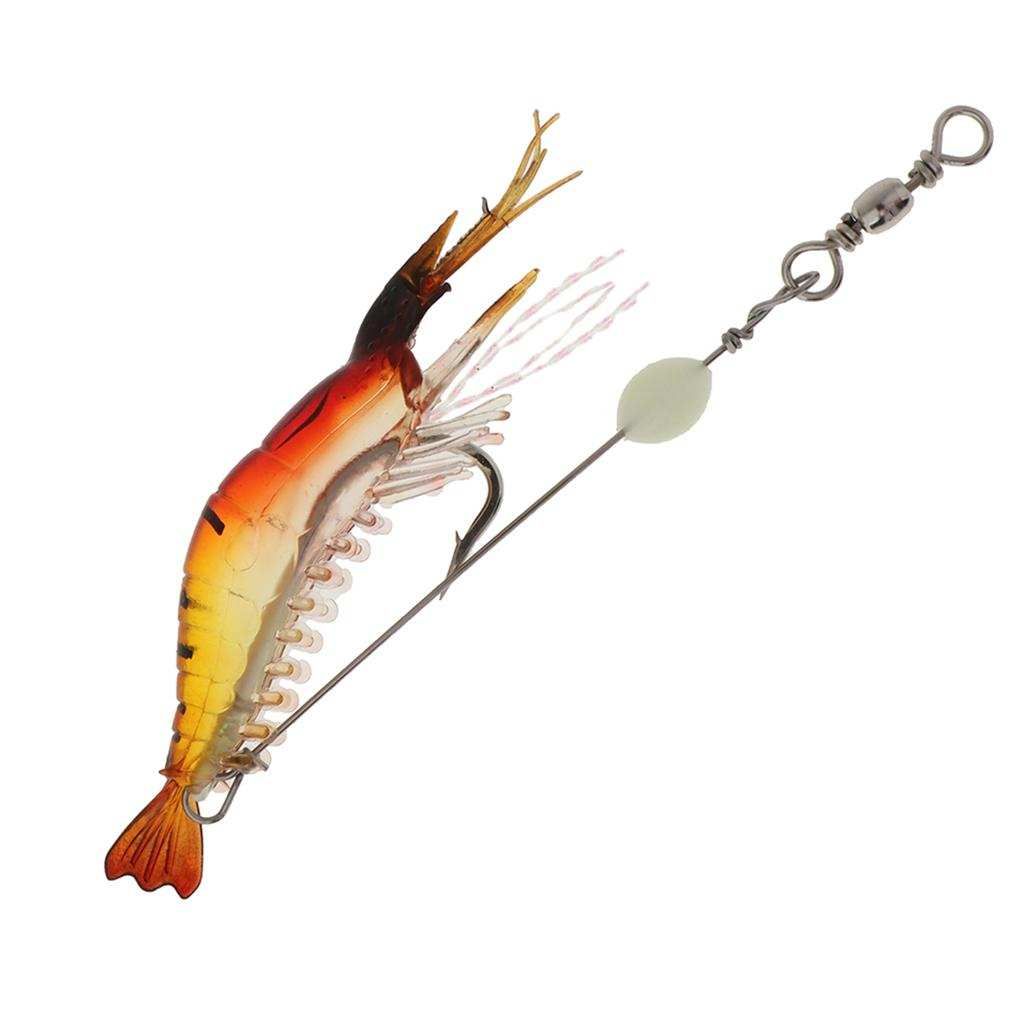 Realistic Soft Baits Red Yellow