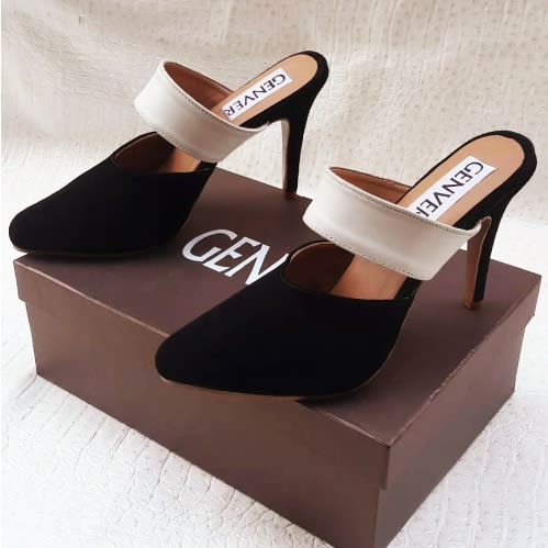 Comfortable Black Mule