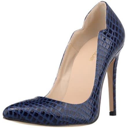 Women's  Crocodile Patterned Pointed Stiletto