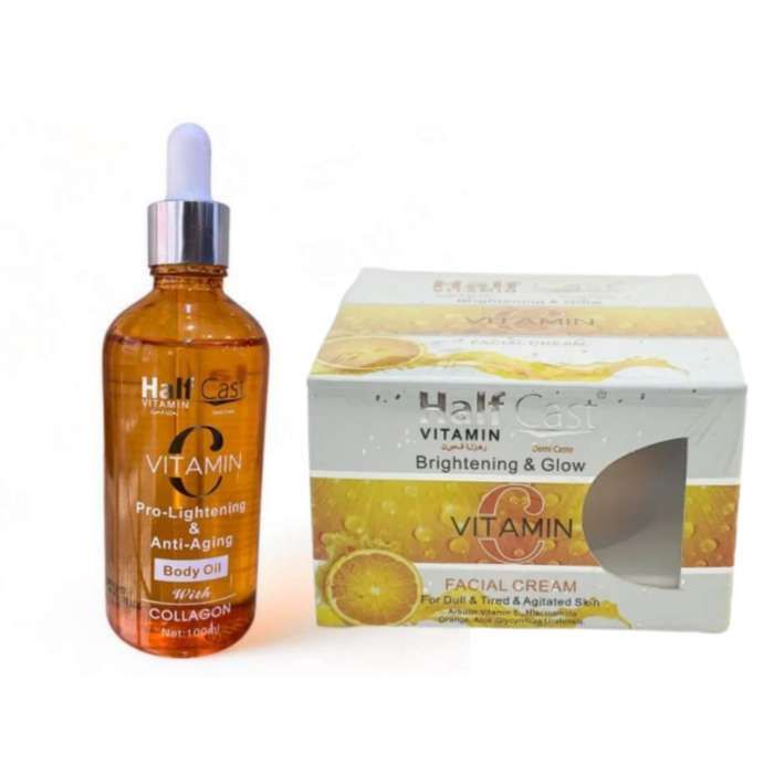 Vitamin C Face Cream + Body Oil 100ml