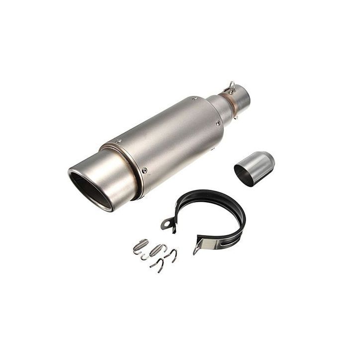 Motorcycle Carbon Fiber Exhaust 51mm End Pipe Muffler Silencer Street Sport Bike