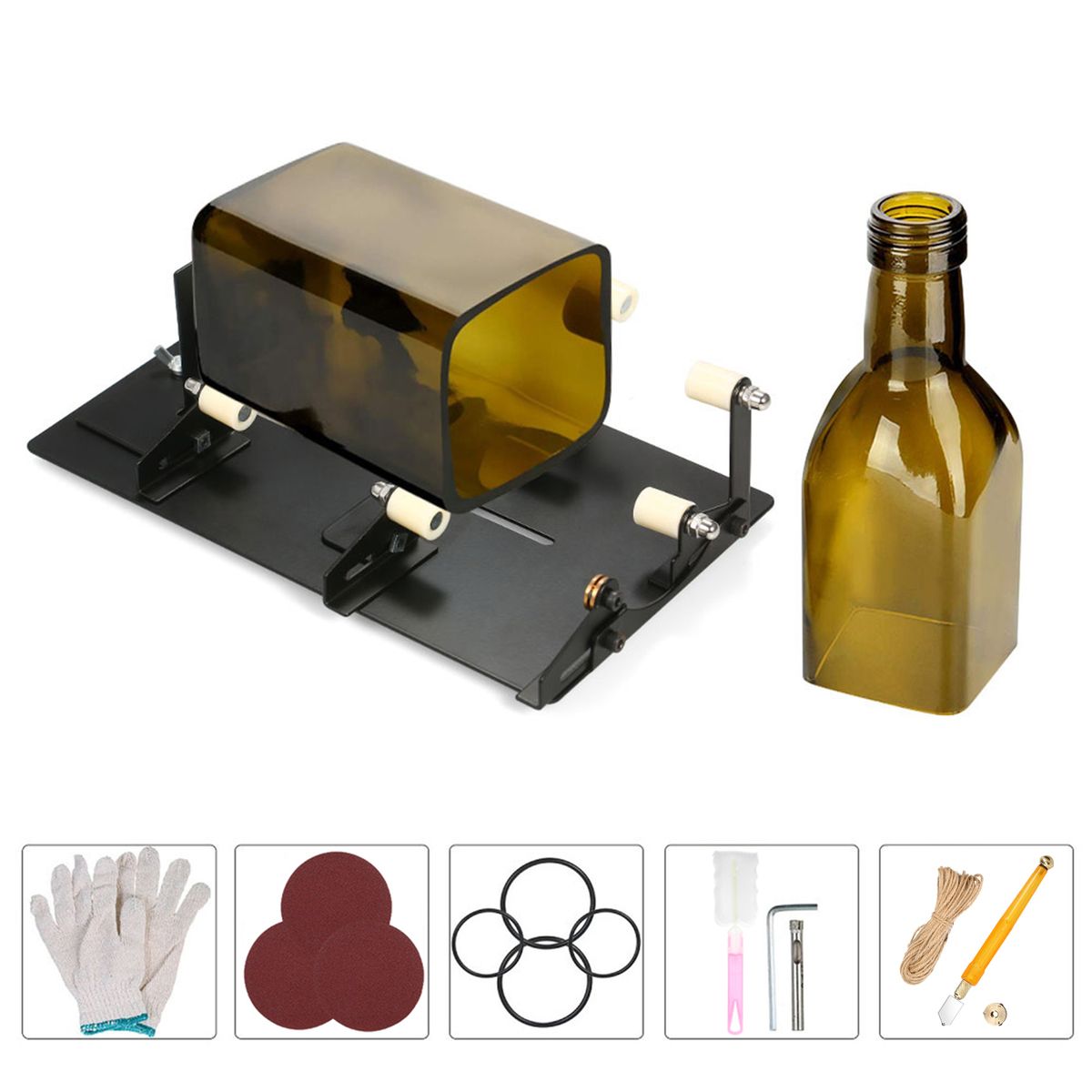15pc Glass Bottle Cutter Kit Bottle Cutter DIY Machine
