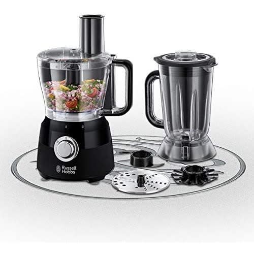 Food Processor With Chopping - Slicing And Dough Attachment- 1.5L