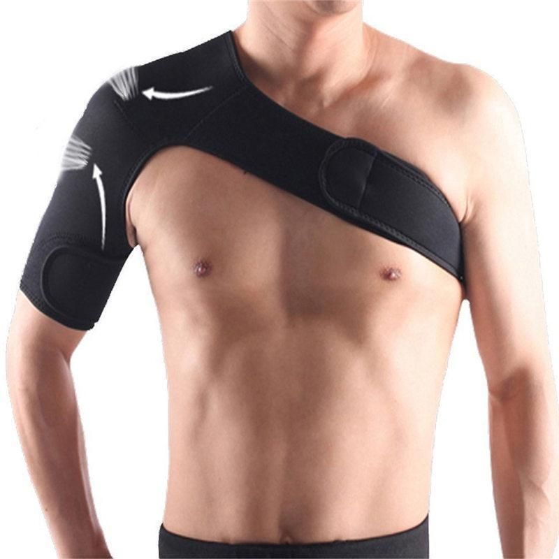 Adjustable Left/Right Shoulder Support Bandage Protector Brace Shoulder Strap