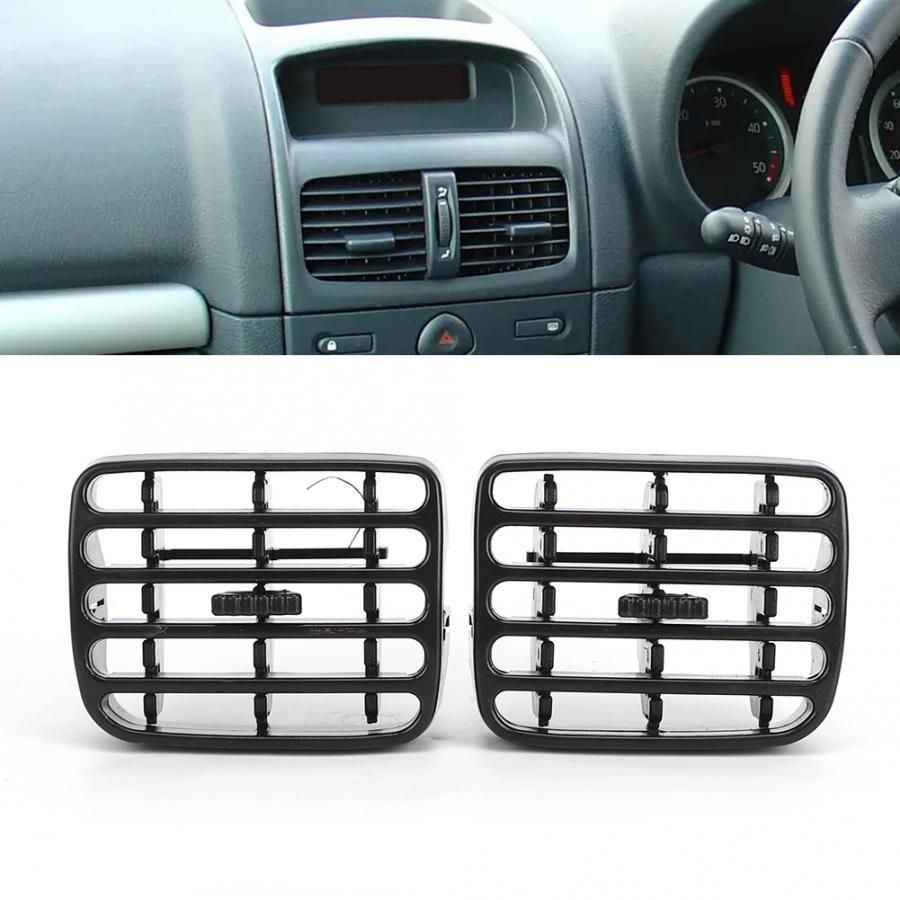1 Pair Air Condition Vent Frame Car Dashboard Left Right AC Air Vent Grill Fit for RENAULT CLIO MK2 1998 1999 2000 2001-2006 ABS