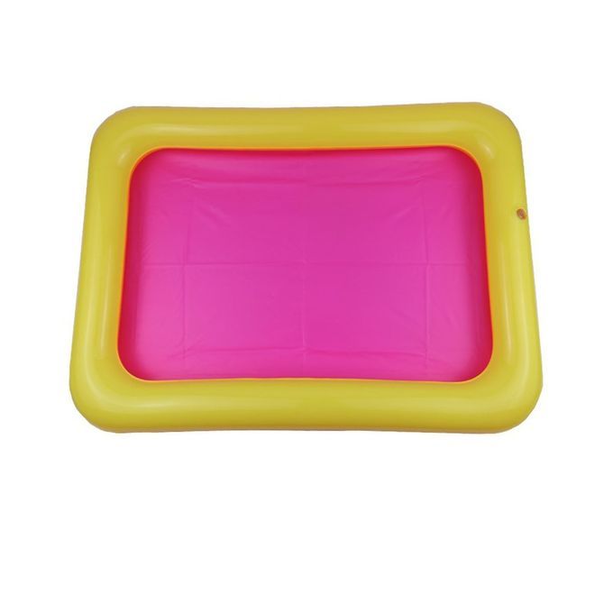 DM Inflatable Sand Tray PVC Sandbox Table Sensory Fun Play Toys For Kids-random