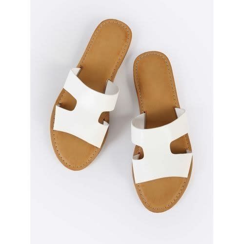 Slide Sandals - White
