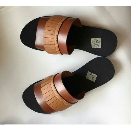 Female Slippers - Brown
