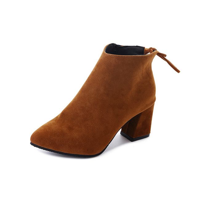 Women's Leather Boots Fashion  Shoes