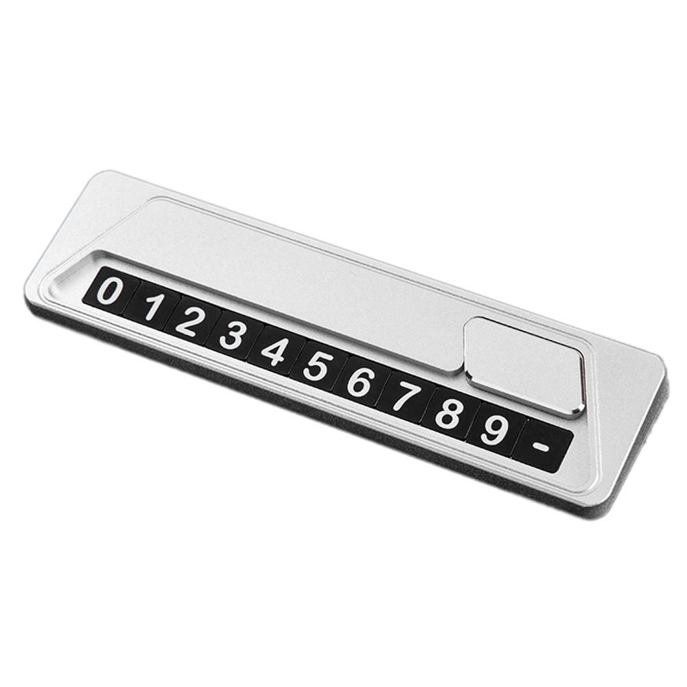 Car Number Plate Stickers Temporary Parking Phone Number
