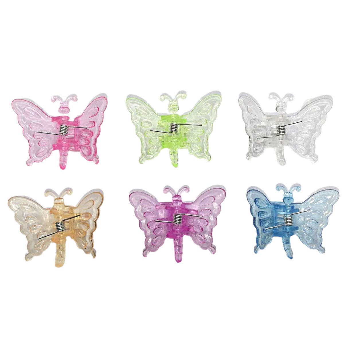 30Pcs Orchid Clips Butterfly Colorful Plant B
