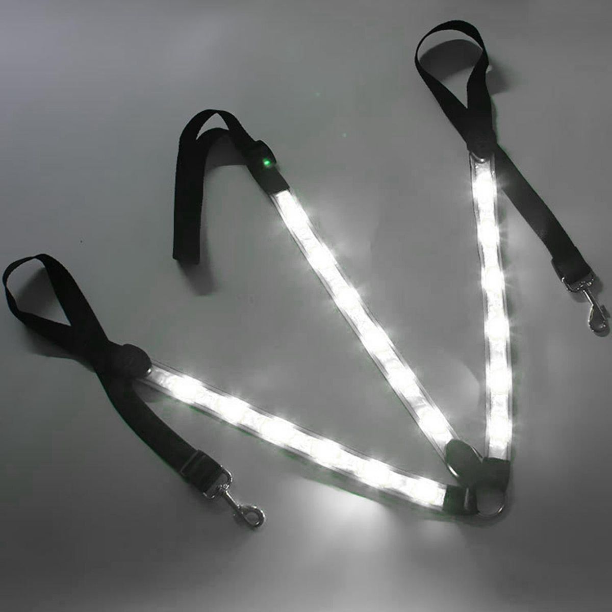 Horseback Sturdy Flashing Night Protective Belt White