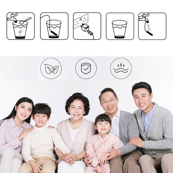 Mini Acid Water Making Machine Disinfection Water Maker Home Purple