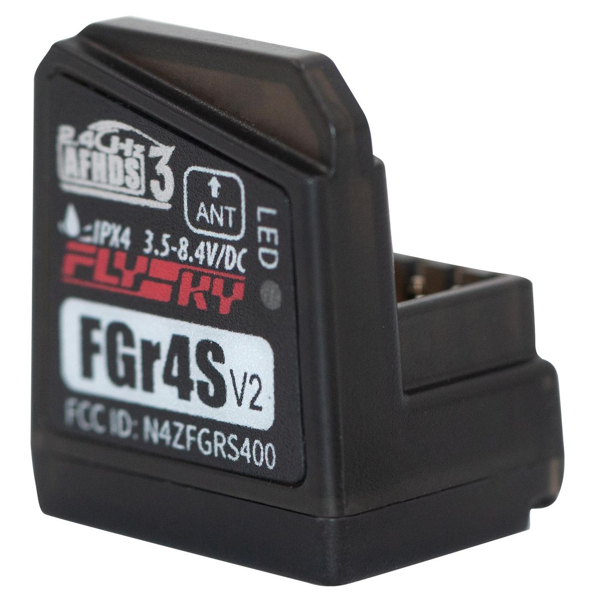 Flysky FGR4S V2 Receiver AFHDS 3 Built-in Single-Antenna Bidirectional PWM /PPM / IBUS Output Receiver for Flysky NB4 PL18 RC Transmitter