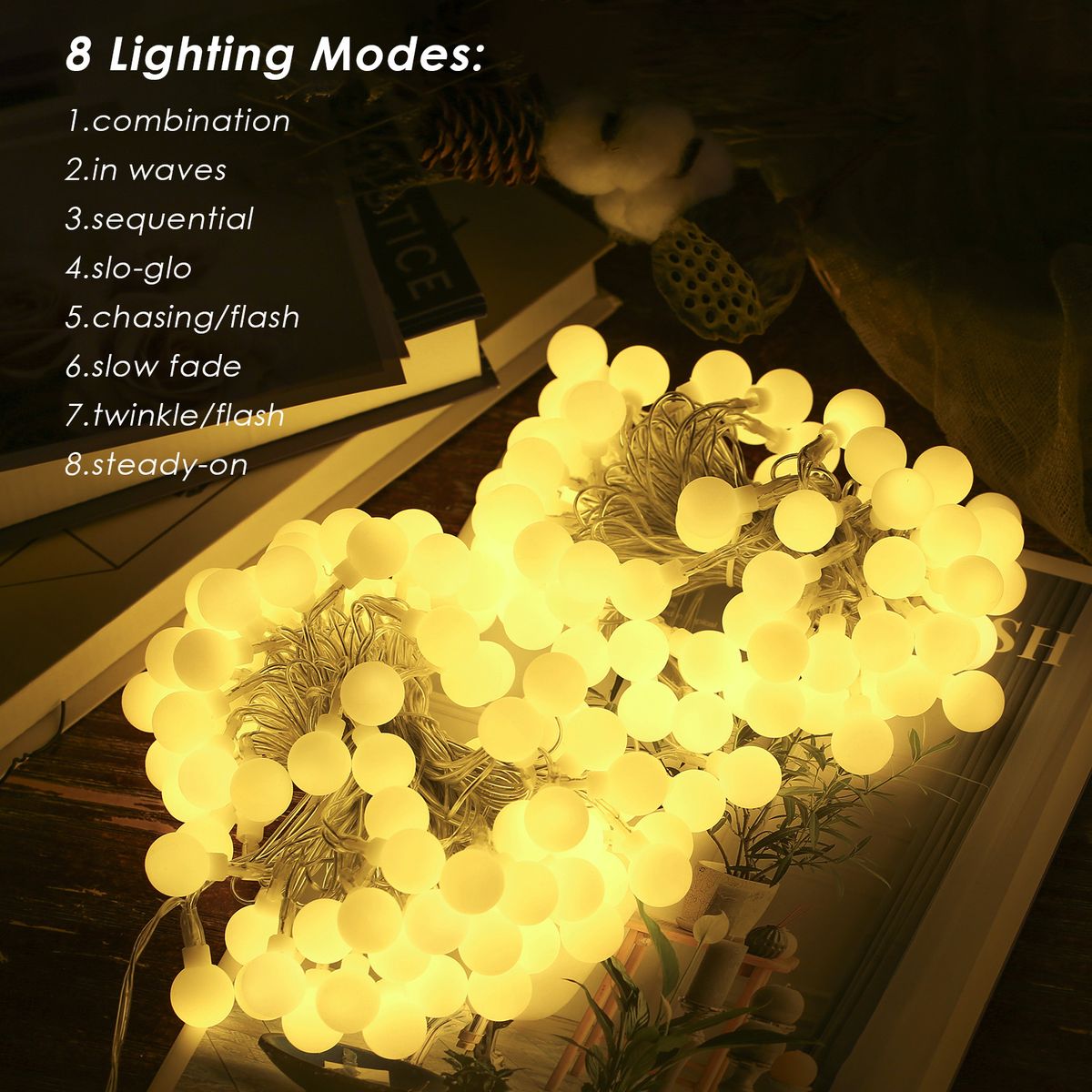 Neoglint Plug-in Fairy Lights 18m 150 LEDs  With Controller