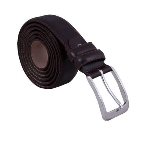 Men's Classy Leather Belt Mb-4167 - Coffee Brown
