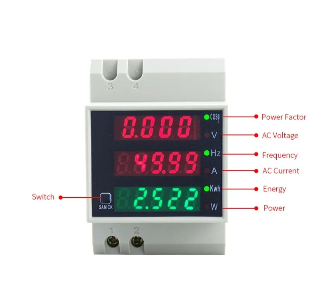 Electricity Check Meter Kwh/Prepaid Meter Reader 100A