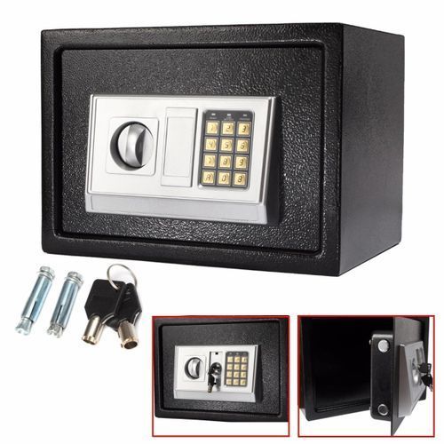 Digital Electronic Coded Lock Safe Box + Override Key