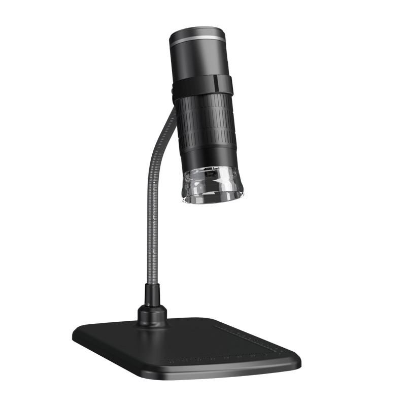 HD portable mobile phone electronic digital microscope 1000 times magnifying glass industrial maintenance video microscope F210 black snake pipe bracket