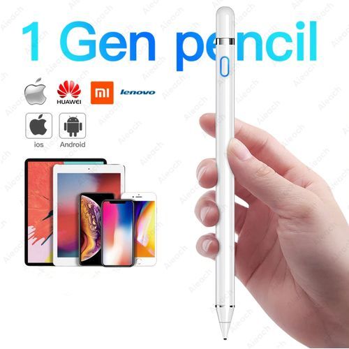 Touch Screen Pen Stylus For Smartphone Tablet - White
