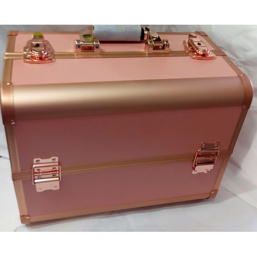 2022 Professional Makeup [] 3 Steps Metallic Box -Rose Gold