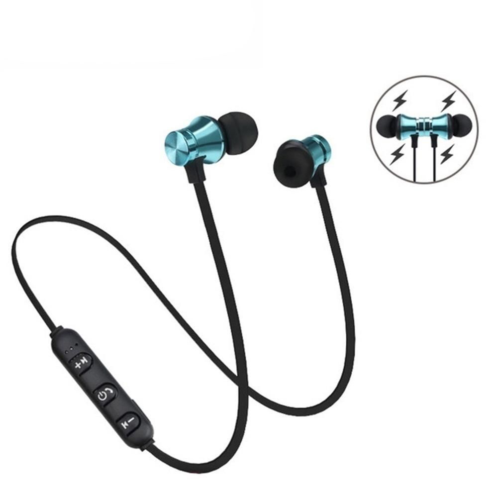 Magnetic Wireless Bluetooth-compatible 4.2 In-Ear-Blue