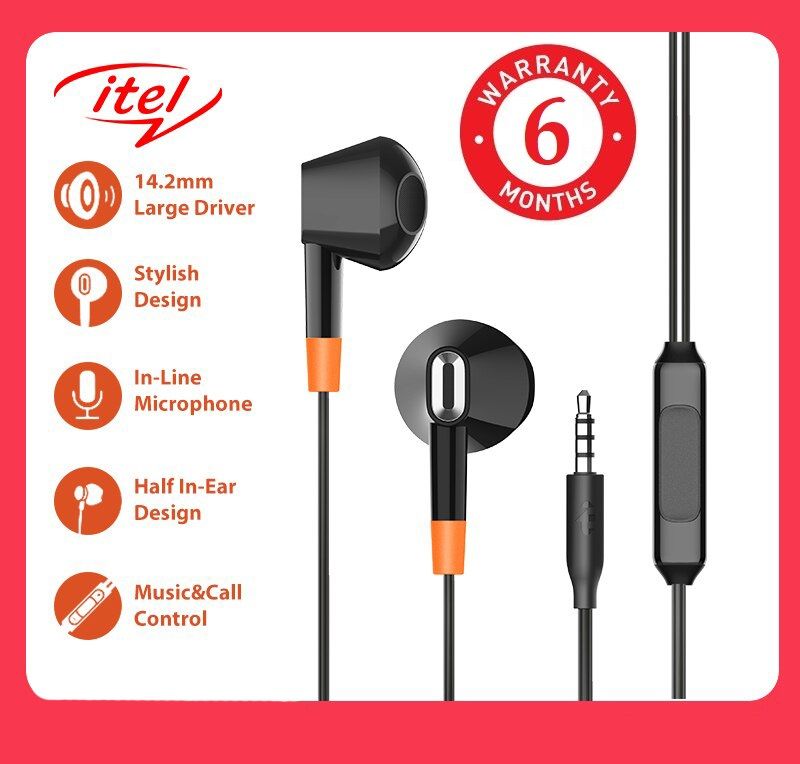 Excellent Stereo Sound With Mic Wired Earpiece