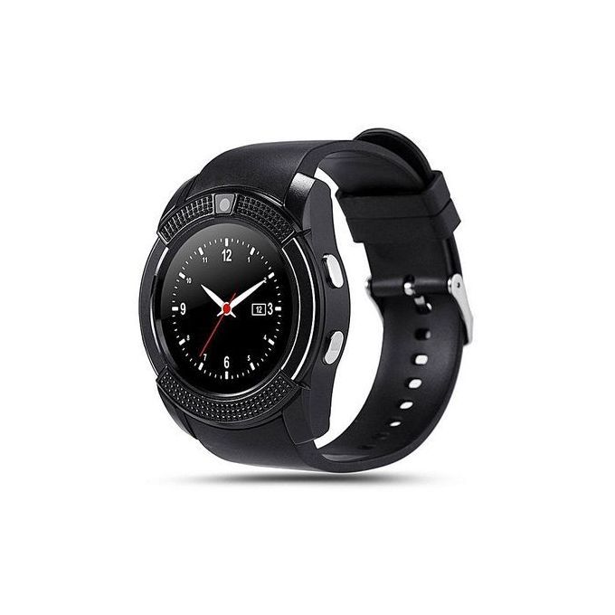V8 Bluetooth Smart Watch Sports Fitness Tracker SD Card SIM Card Phone Pedometer Sleep Monitor Walking Distance Wireless Smartwatch HT