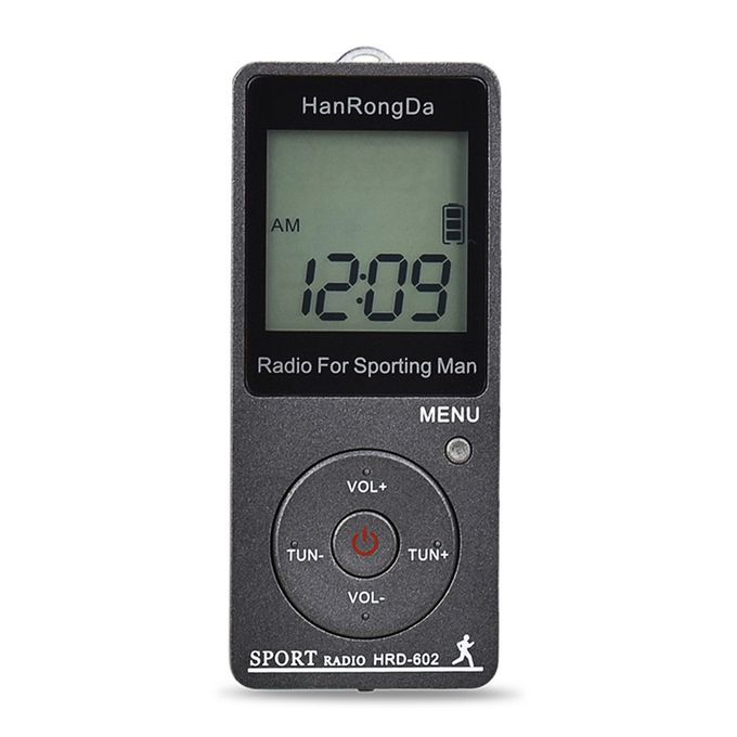 HRD-602 Portable Radio Receiver FM/AM Radio LCD Display