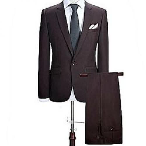 Men's Suit - Coffee Brown