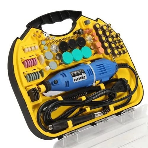 Electric Rotary Drill Grinder - Engraver -  Polisher Tool Set
