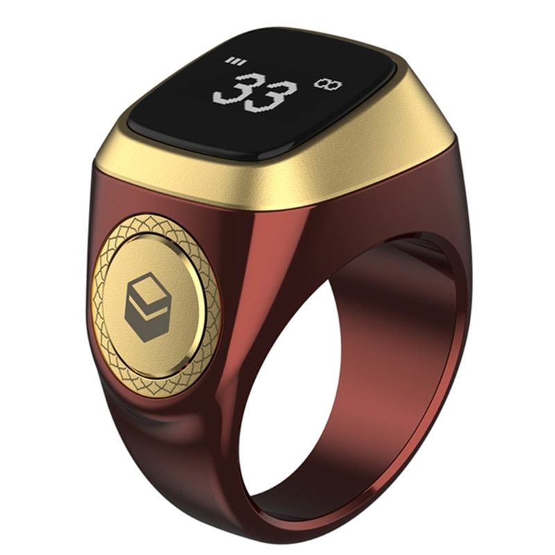 Zikr Ring Iqibla Smart Ring For Muslim Prayers Including A Reminder Of The Five Daily Prayers Iqibla Smart Tasbih Zikr Ring