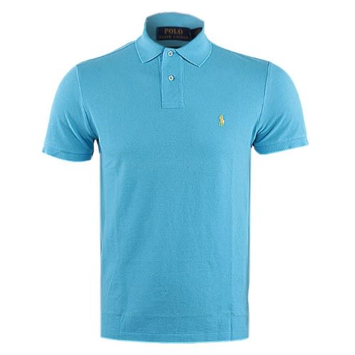 Men's Custom-slim-fit Plain Mesh Polo