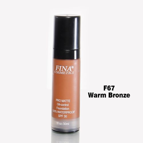 Fina Water Proof Oil Free Foundation - Warm Bronze