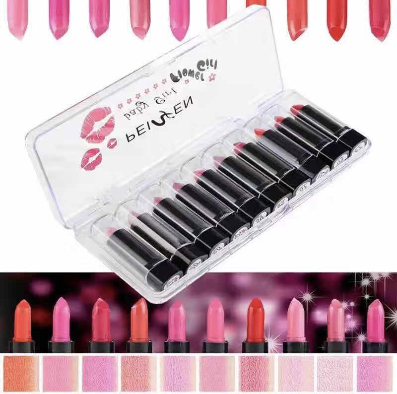 10 Pcs Of Cosmetic Lipstick/rouge