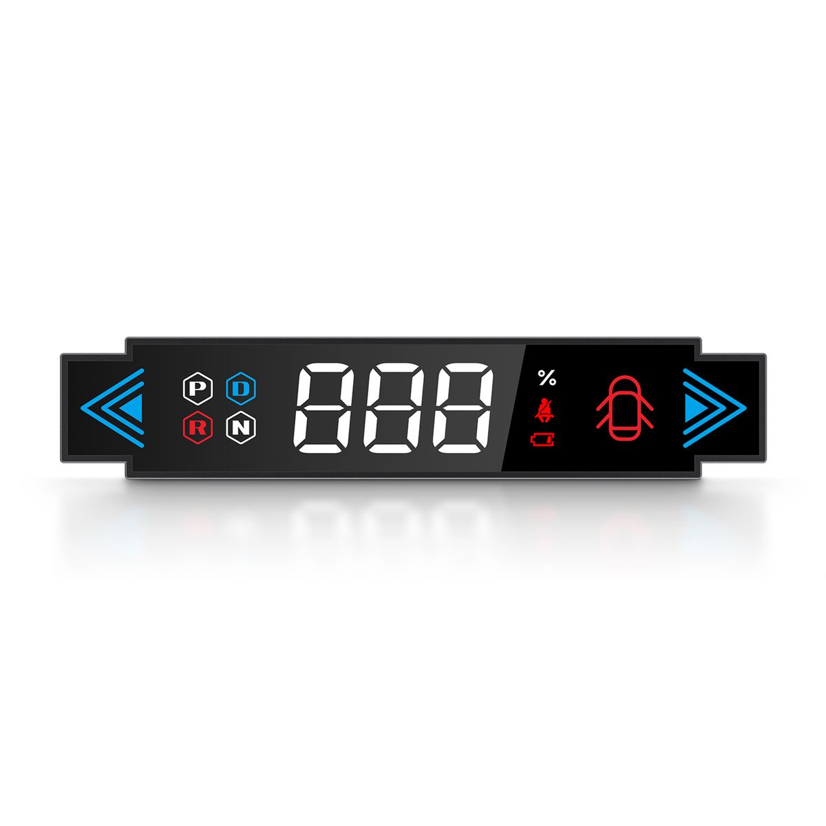 Heads-Up Display Digital Speedometer Display Vehicle Speed,