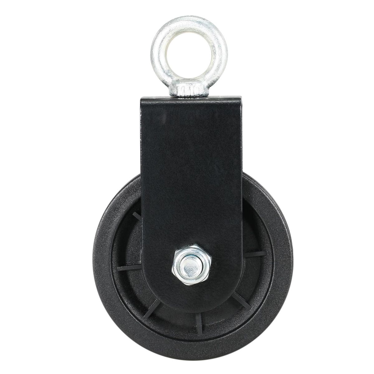 Silent Cable Pulley 360 Degree Detachable Rotation Traction Wheel Pulley System DIY Attachment for Home Gym Lifting