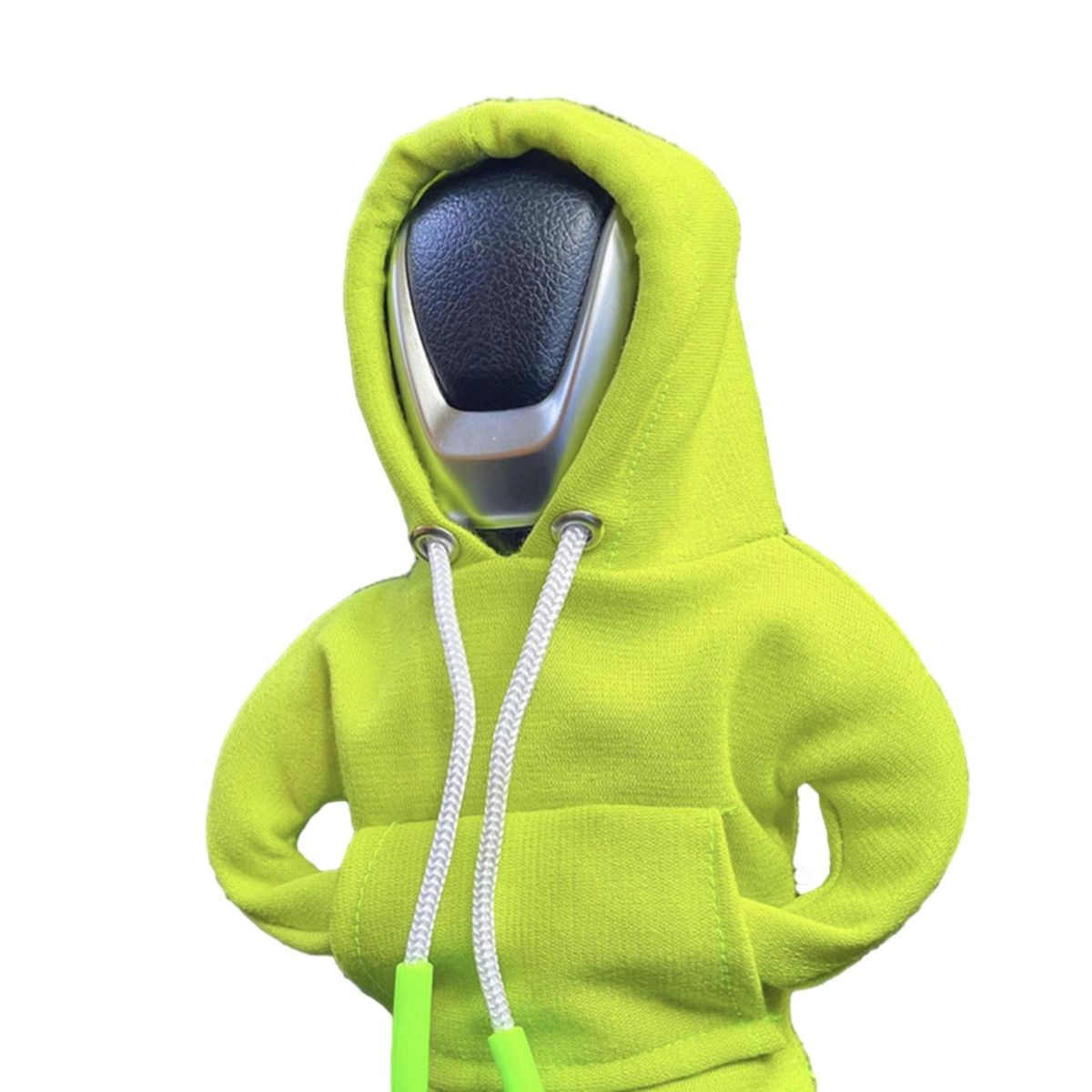 Gear Shift Hoodie Cover Cozyshift Soft Car Gear Shift Cover Green