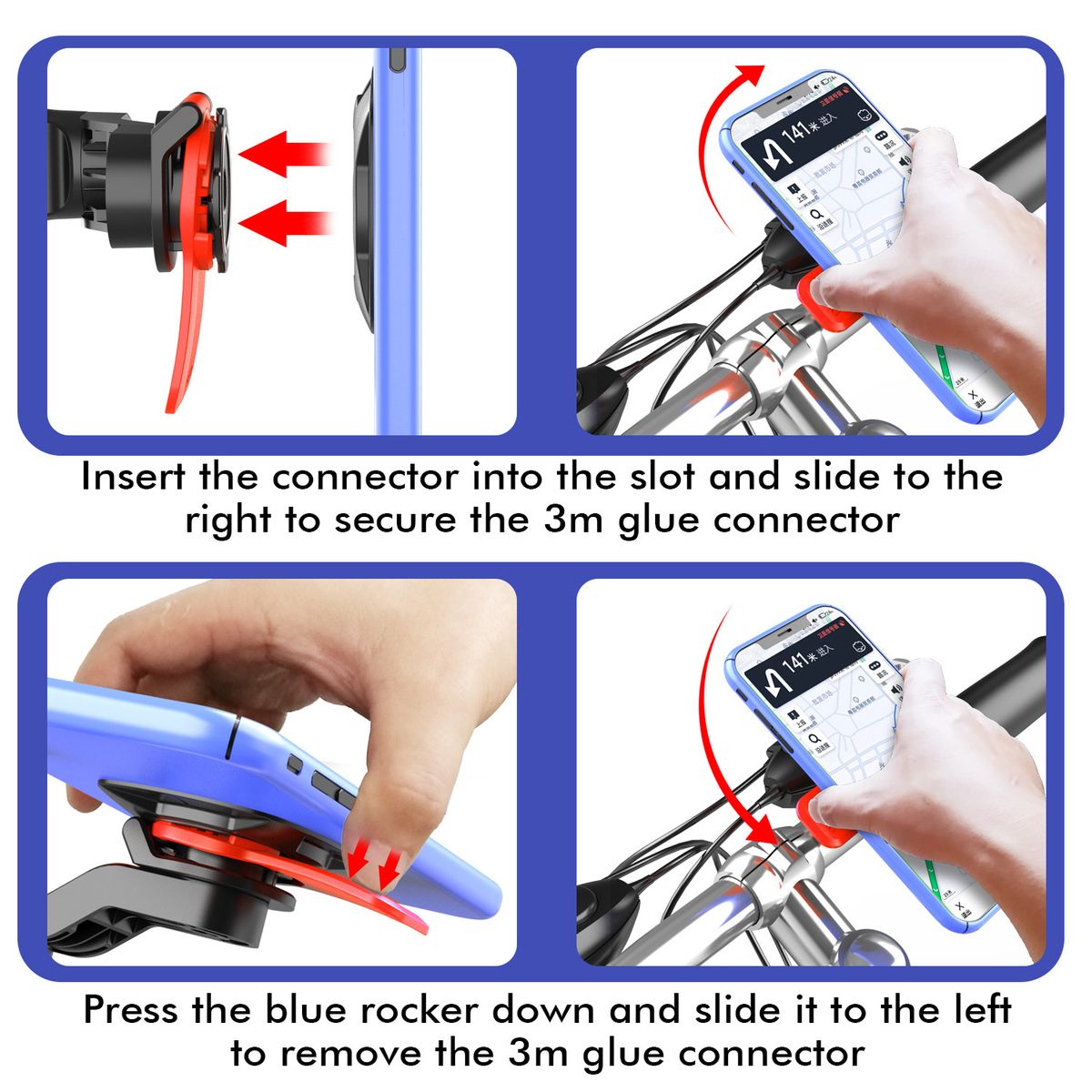 Electric Bicycles Motorcycle  Phone Holder