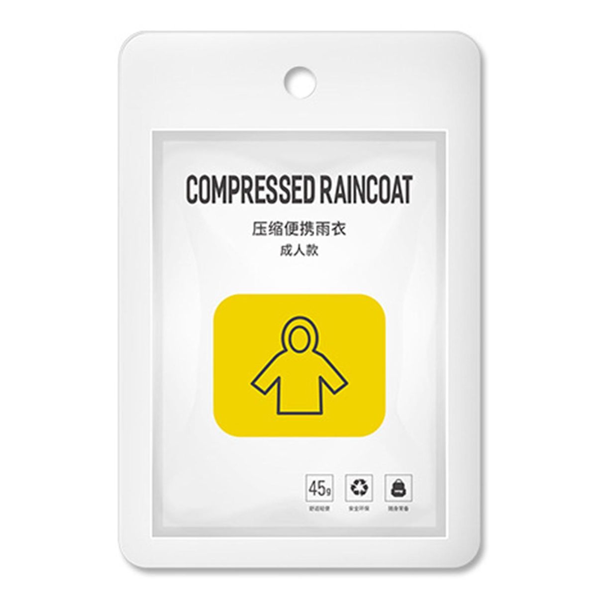Disposable Slicker Portable Compression Rainwear