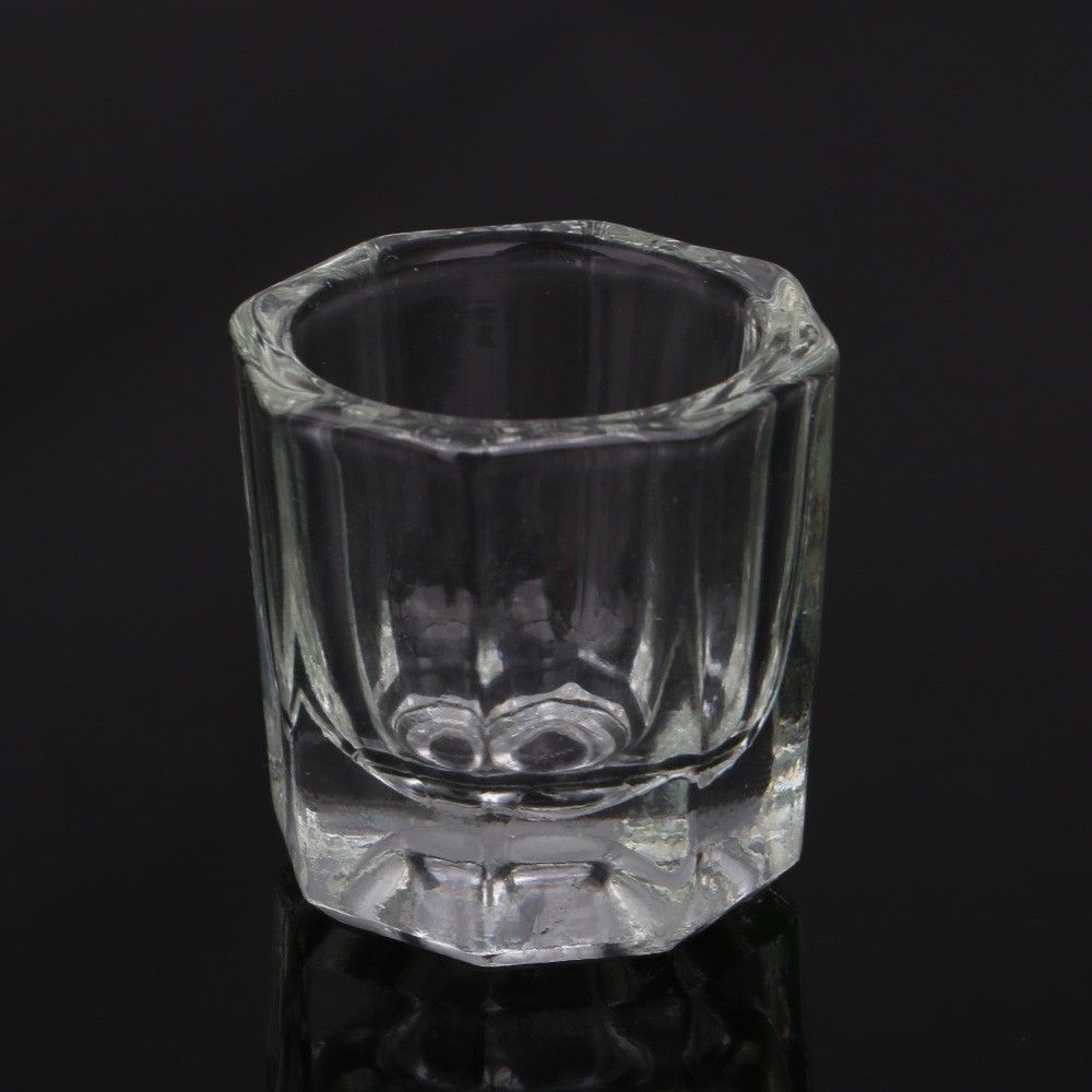 Nail Art Acrylic Liquid Powder Dappen Dish Glass Crystal Cup