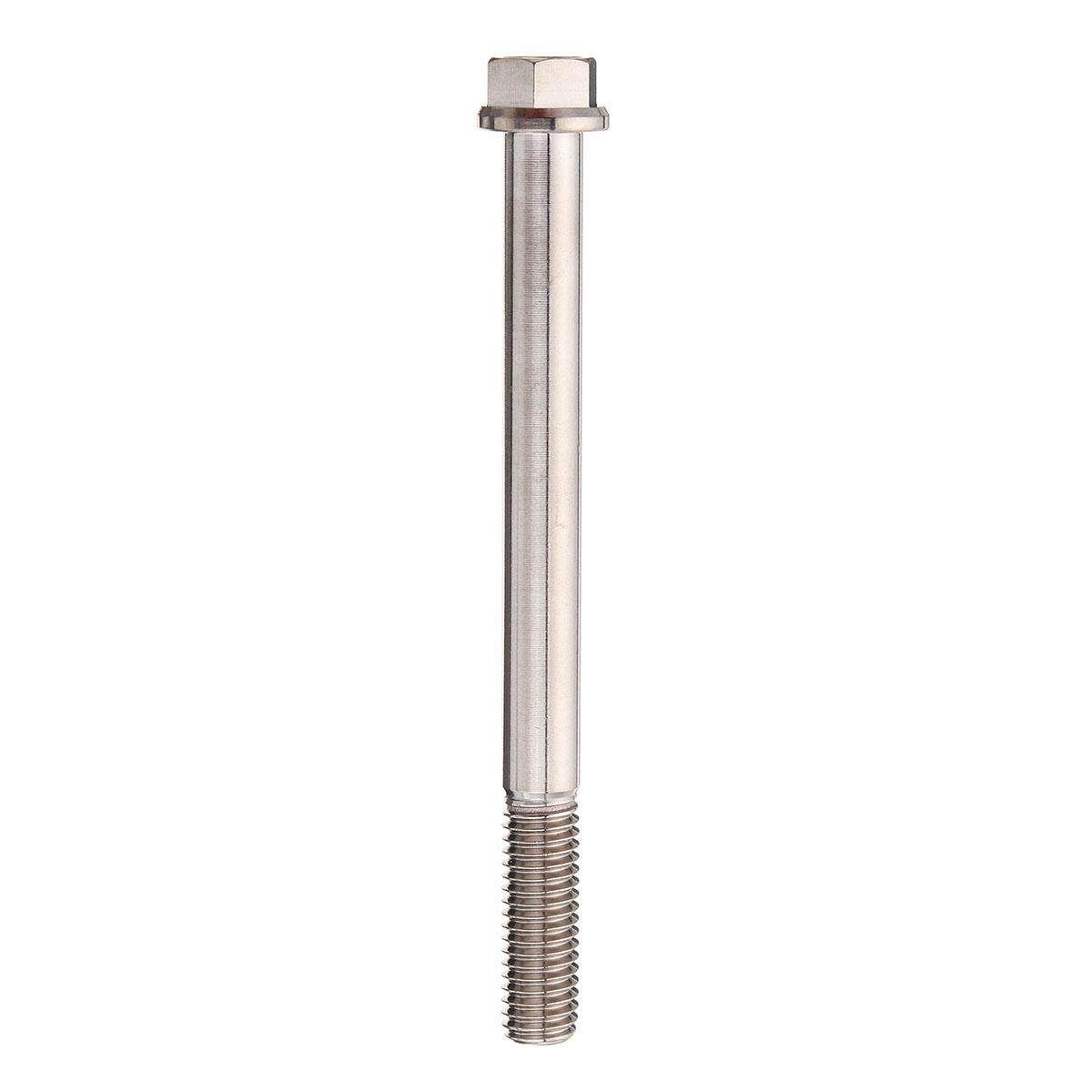 Titanium Flange Hexagon Head Bolt Pitch Screw 35mm M8x90mm