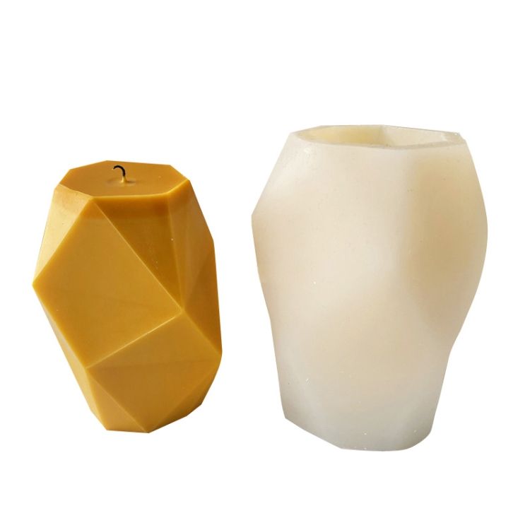 2 PCS Scented Candle Silicone Mold Diamond