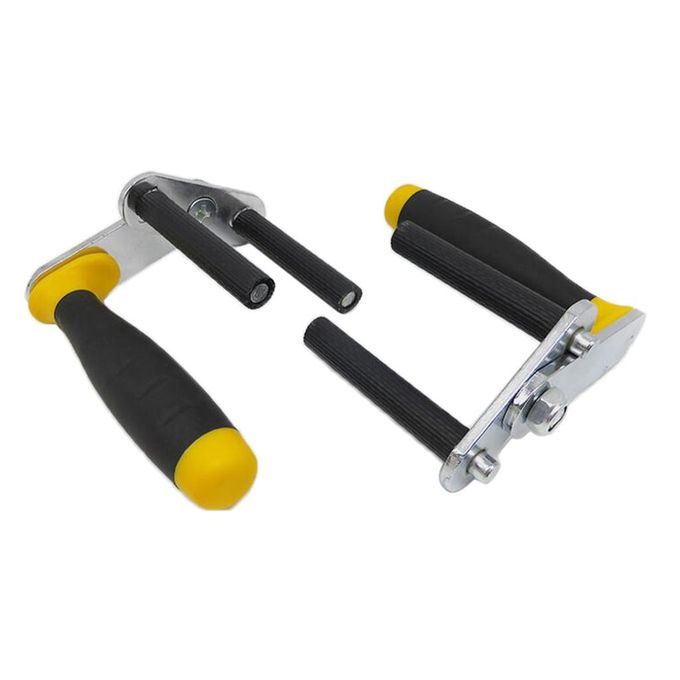 2x Metal Panel Carrier Gripper Handle Carry Drywall Plywood Clamps