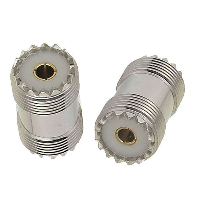 UHF Female To UHF Female Coax Cable Adapter RF UHF S0-239 Connector